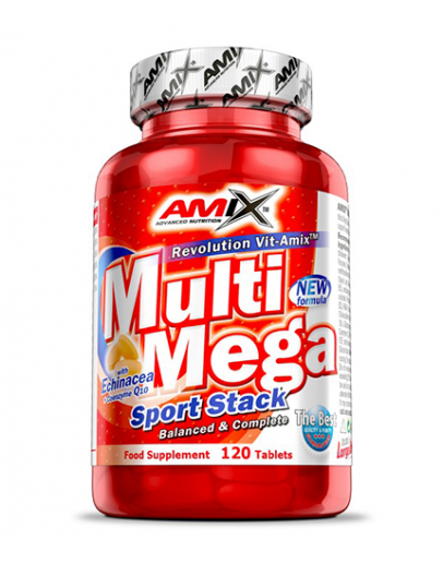 Vitamins and Minerals AMIX Multi Mega Stack 120 Tabs.