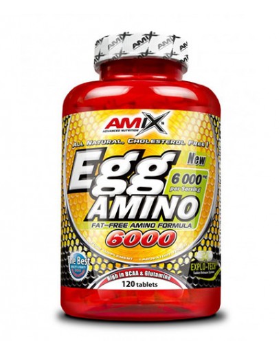 Amino acid addition with egg protein AMIX EGG Amino 6000 / 120 Tabs. 360 Tabs. 900 Tabs.