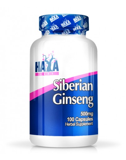 Improving memory HAYA LABS Siberian Ginseng 500mg / 100 Caps