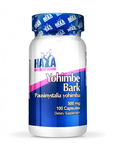 Food supplement HAYA LABS Yohimbe Bark 500mg / 100 Caps.