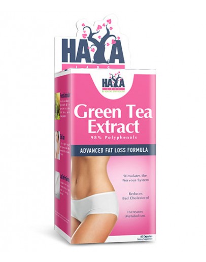 HAYA LABS Green Tea Extract 500 mg / 60 Caps.