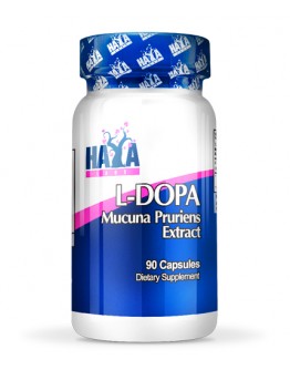 HAYA LABS L-DOPA /Mucuna Pruriens Extract/ 90 Caps.