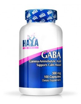 HAYA LABS Gaba 500 mg / 100 Caps.