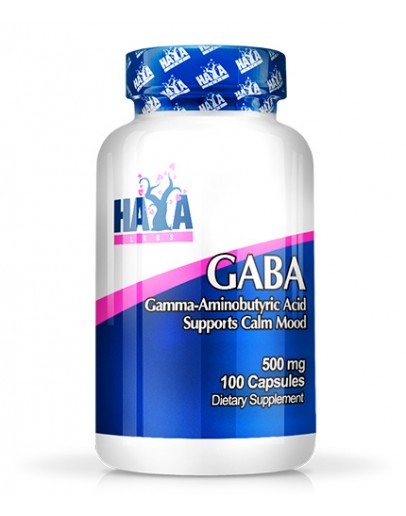 HAYA LABS Gaba 500 mg / 100 Caps.