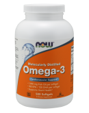 NOW Omega 3 Fish Oil 1000 mg. / 100-200-500 Softgels