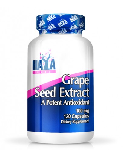 Antioxidant HAYA LABS Grapeseed Extract 100mg. / 120 caps.