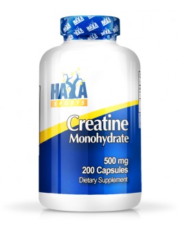 HAYA LABS Sports Creatine Monohydrate 500mg / 200 Caps. 