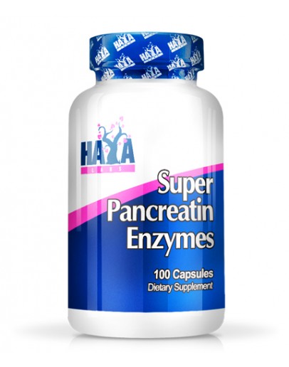 HAYA LABS Super Pancreatin Enzymes / 100 caps.