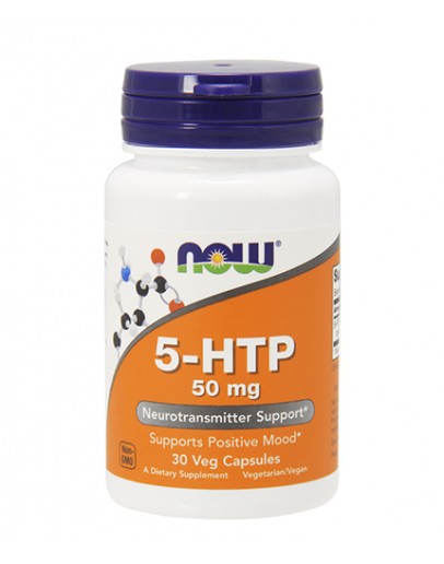 Sleep assistants NOW 5-HTP 50mg. / 30 Vcaps. 90 Vcaps.