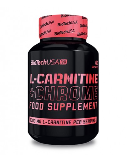 BIOTECH USA FOR HER L-Carnitine + Chrome 60 caps