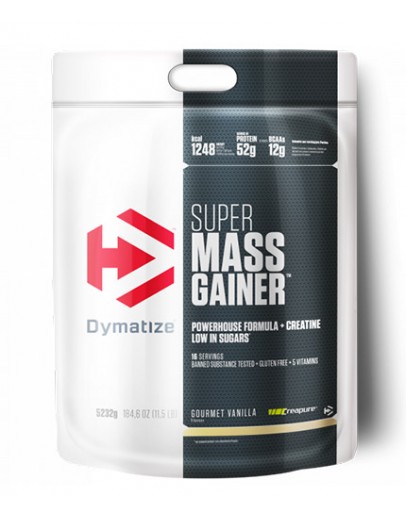 Carbohydrates DYMATIZE Super Mass Gainer 5.232 kg / 11.524 lbs.