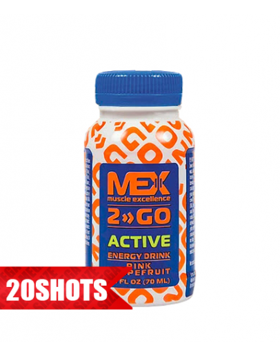 Energy shots MEX 2GO Active / 20x70ml.