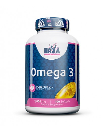 HAYA LABS Omega 3 1000mg. /100-200-500 Softgels