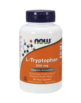 NOW L-Tryptophan 500 mg. / 60 VCaps.