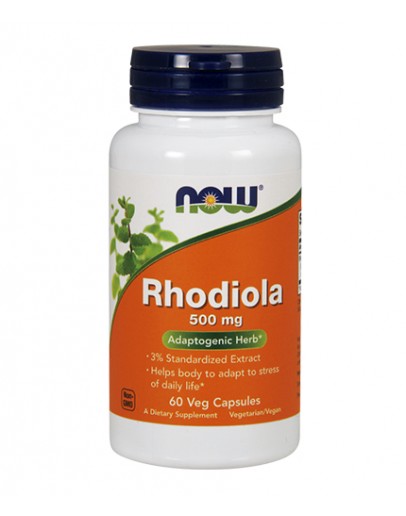 Emotional balance NOW Rhodiola 500mg. / 60 VCaps.