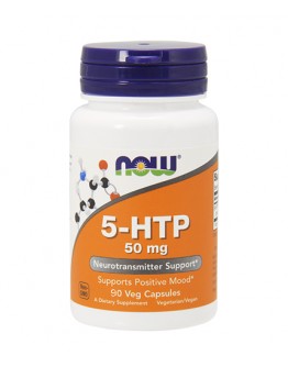 Sleep assistants NOW 5-HTP 50mg. / 30 Vcaps. 90 Vcaps.