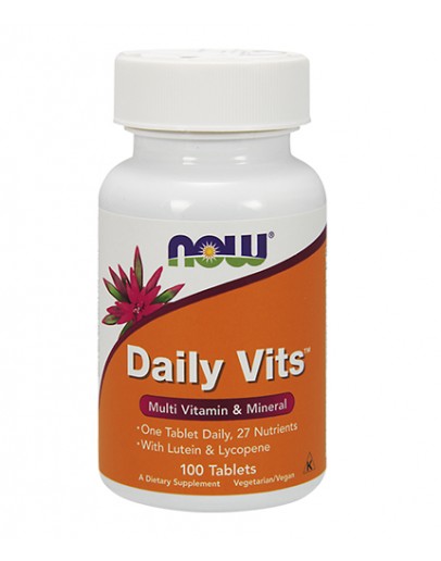 NOW Daily Vits ™ Multi Vitamin & Mineral 100 Tabs. 250 Tabs.