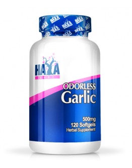 Immunostimulator HAYA LABS Odorless Garlic 500mg. / 120 Softgels