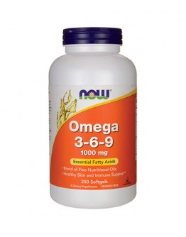 NOW Omega 3-6-9 / 1000mg. / 100 Softgels 250 Softgels