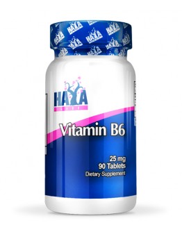 HAYA LABS Vitamin B6 / 25 mg. / 90 Tabs.