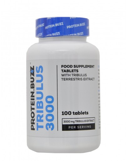 Hormone-stimulating product PROTEIN.BUZZ Tribulus 3000 / 100 Tabs.