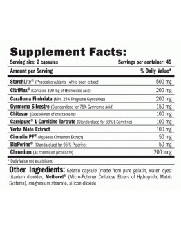 Weight control AMIX Carb Blocker with Starchlite ® 90 Caps.