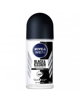 Roll-On Deodorant Men Black & White Invisible Nivea (50 ml)