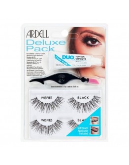 False Eyelashes Deluxe Pack Ardell Black (6 pcs)