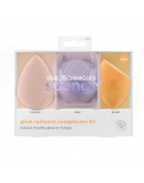 Make-up Sponge Real Techniques Sponge + Glow Radiance Complexion (3 pcs)