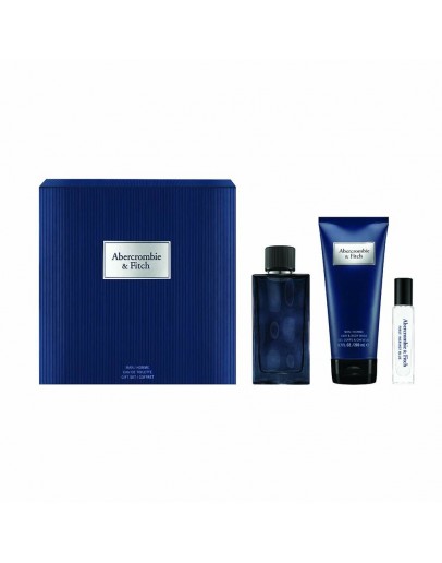 Men's Perfume Set First Instinct Blue Abercrombie & Fitch (3 pcs)