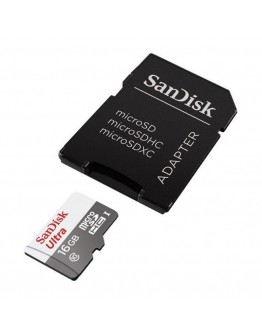 Micro SD Memory Card with Adaptor SanDisk SDSQUNS-GN3MA C10 80 MB/s-100 MB/s