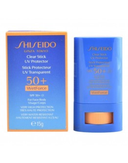 Sun Block Sun Clear Stick Shiseido Spf 50 (15 ml)