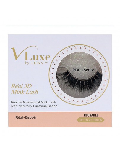 False Eyelashes V Luxe 3D Realmink I-Envy Vler02 Real Espoir 