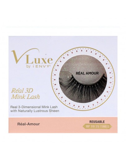 False Eyelashes V Luxe 3D Realmink I-Envy Vler04 Real Amour