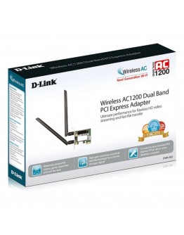 Wi-Fi Network Card D-Link DWA-582 5 GHz 867 Mbps LED