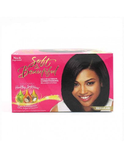 Conditioner Shine Inline 	Soft & Beautiful Relaxer Kit Reg