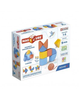 Construction set Geomag Magicube animals (9 Pieces)