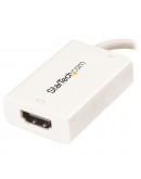 USB C to HDMI Adapter Startech CDP2HDUCPW           White