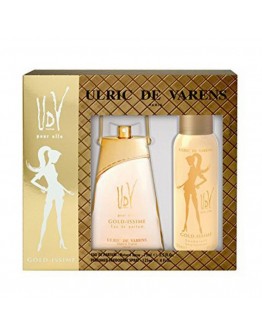 Women's Perfume Set Gold-issime Ulric De Varens (2 pcs)