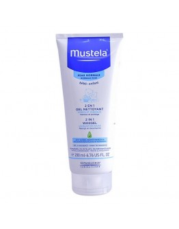 2-in-1 Gel and Shampoo Bébé Mustela (200 ml)