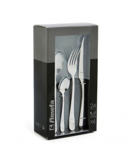 Cutlery set Amefa Austin (24 pcs) Stainless steel