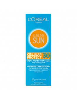 Sun Cream Sublime Sun L'Oreal Make Up Spf 30 (75 ml)