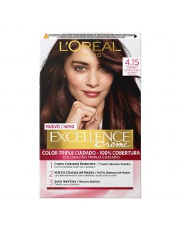 Permanent Dye Excellence L'Oréal Paris 4.15 Dark Brown