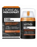 Cleansing Cream L'Oreal Make Up Men Expert Pure Carbon Moisturizing Mattifying finish Anti-acne (50 ml)