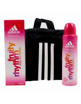 Women's Perfume Set Fruity Rhythm Adidas (3 pcs)