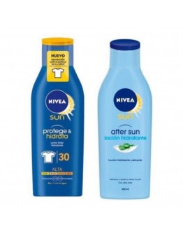 Sun Protection Set Protege & Hidrata Nivea (2 pcs)