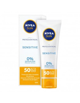 Facial Sun Cream Sensitive Nivea (50 ml)