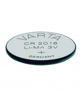 Lithium Button Cell Battery Varta CR-2016 3 V Silver