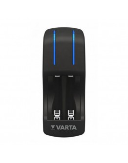 Charger + Rechargeable Batteries Varta Pocket Black