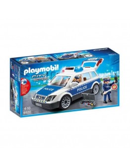 Car with Light and Sound City Action Police Playmobil 6920 White